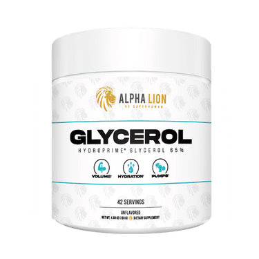 GLYCEROL - PUMPS. VOLUME. HYDRATION.